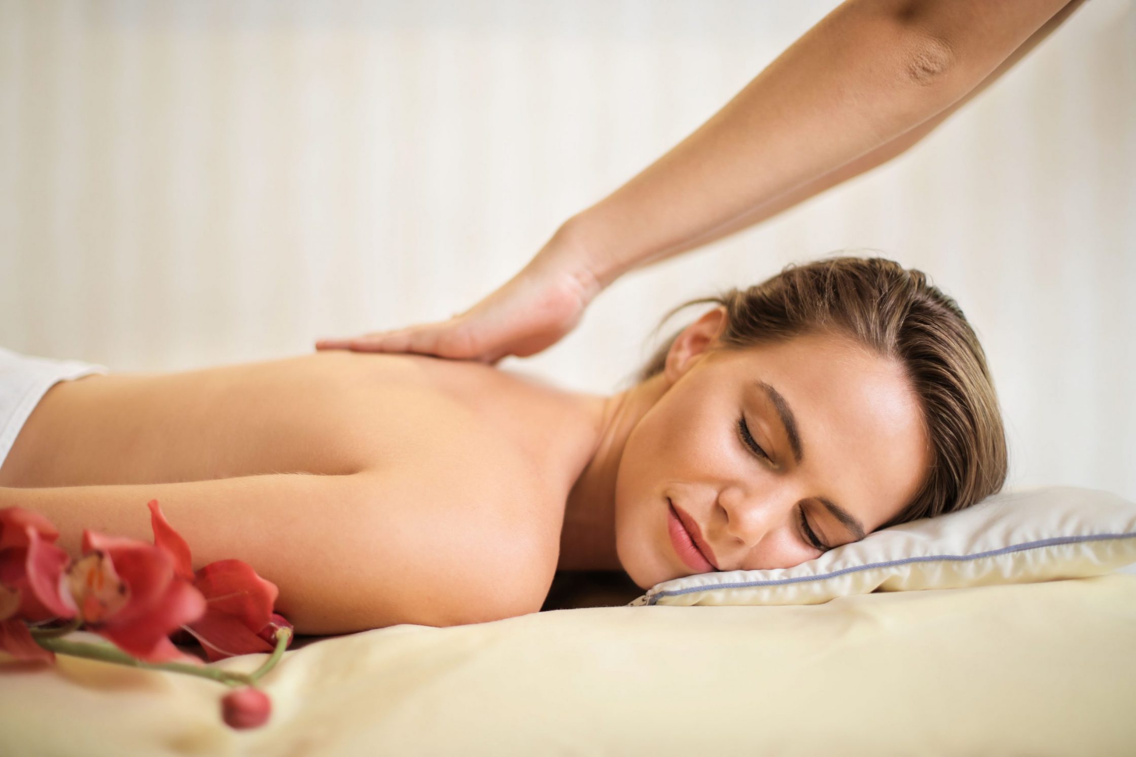 Woman Receiving Massage